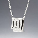 Éire Grá, Cairdeas & Dílseacht Ogham Papyrus Silver Pendant
