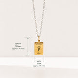 Éire Tiny Irish Passport Gold-Plated Pendant