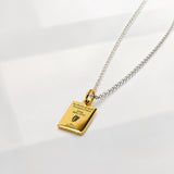 Éire Tiny Irish Passport Gold-Plated Pendant