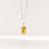 Éire Tiny Irish Passport Gold-Plated Pendant
