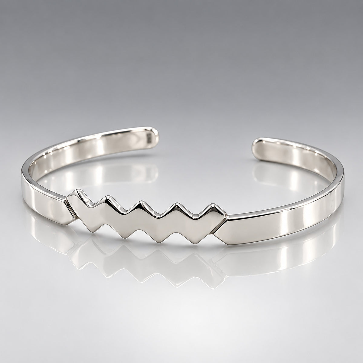 Éire Wild Atlantic Way Silver Cuff Bracelet