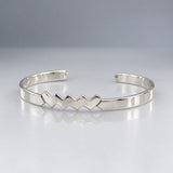 Éire Wild Atlantic Way Silver Cuff Bracelet