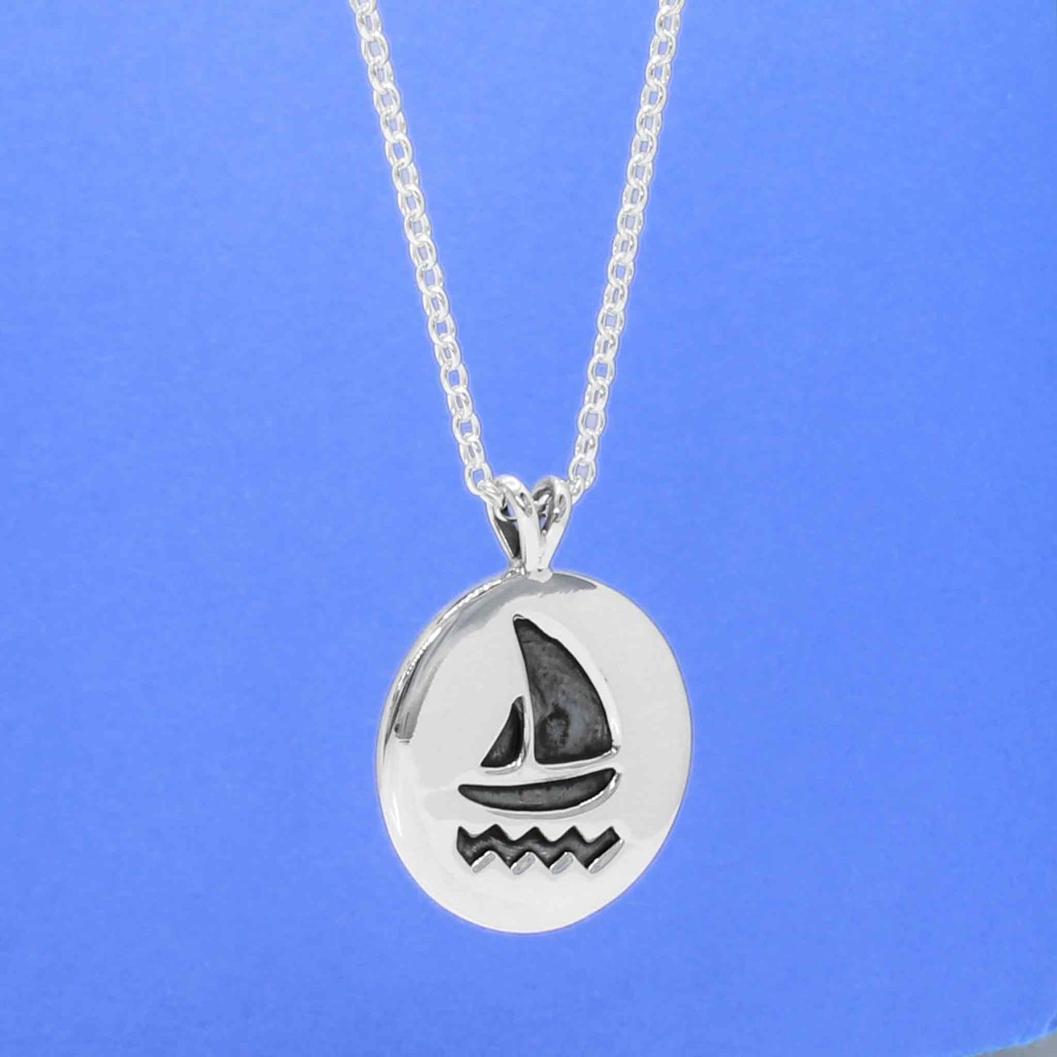 Éire Kinsale Atlantic Spirit – WAW Boat Small Silver Pendant