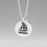Éire Kinsale Atlantic Spirit – WAW Boat Small Silver Pendant