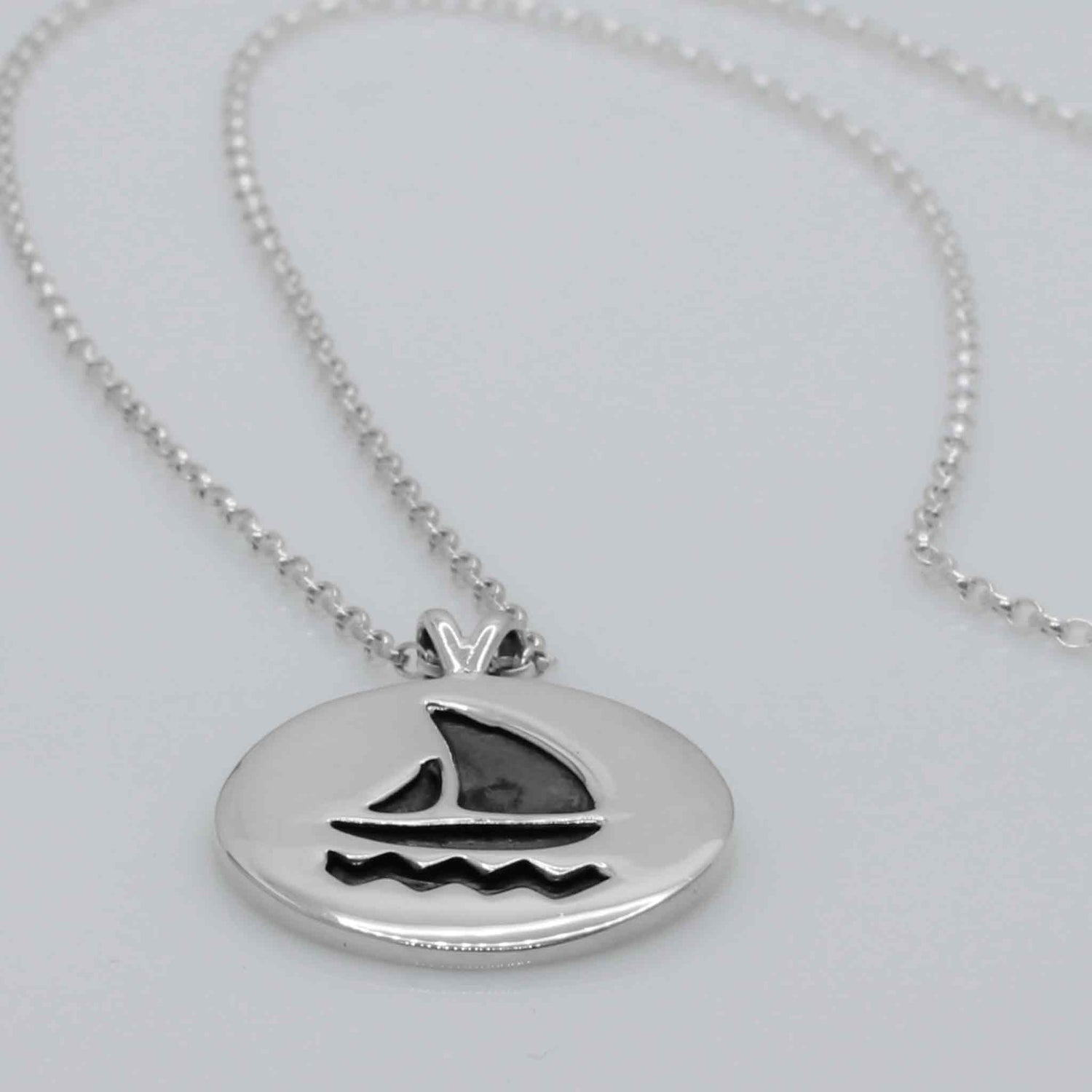 Éire Kinsale Atlantic Spirit – WAW Boat Small Silver Pendant