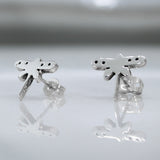Memento Dragonfly Silver Stud Earrings