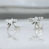 Memento Dragonfly Silver Stud Earrings