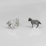 Memento Horse Silver Stud Earrings