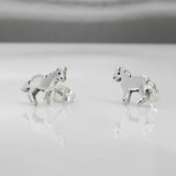 Memento Horse Silver Stud Earrings