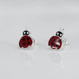 Memento Ladybird Silver Stud Earrings
