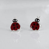 Memento Ladybird Silver Stud Earrings
