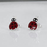 Memento Ladybird Silver Stud Earrings