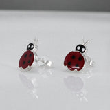 Memento Ladybird Silver Stud Earrings