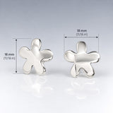 Móinéir Daisy Flower Silver Stud Earrings