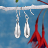 Móinéir Fuchsia Berry Drop Silver Dangle Earrings