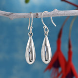 Móinéir Fuchsia Berry Drop Silver Dangle Earrings