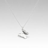 Móinéir Volare Butterfly Silver Pendant