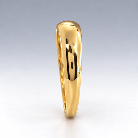 Óir Balbous 9K Yellow Gold Band Ring