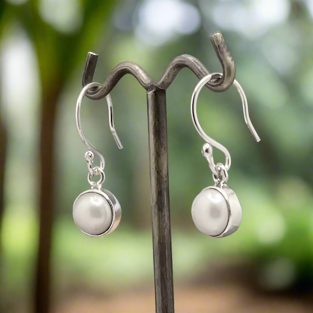 Silver earrings shop near me sale
