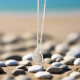 Pebble Stone Silver Pendant by Emilio Sotelo Jewellery