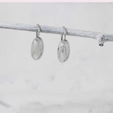 Piccoli Hanging Fuchsia Berry Silver Dangle Earrings