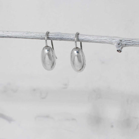 Piccoli Hanging Fuchsia Berry Silver Dangle Earrings