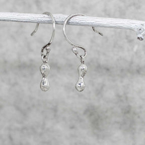 Piccoli Tiny Dumbbell Silver Dangle Earrings,Ê Shop affordable, high-quality jewellery in Kinsale, West Cork, Ireland designed by