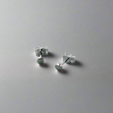 Piccoli - Tiny Barrel Silver Earrings - Stud Ireland