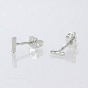 Piccoli Tiny T Silver Ireland Stud Earrings