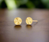 Garrett Mallon – Radanta Medium Gold Stud Earrings