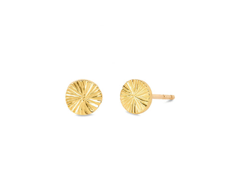 Garrett Mallon – Radanta Medium Gold Stud Earrings