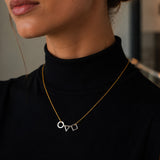 SAHA GeomeThree Charm Silver Pendant