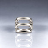 Saha Linear Flow Silver Ring