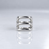 Saha Linear Flow Silver Ring
