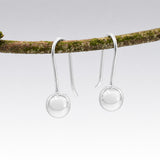 Selene Drop Silver Dangle Earrings