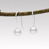 Selene Drop Silver Dangle Earrings
