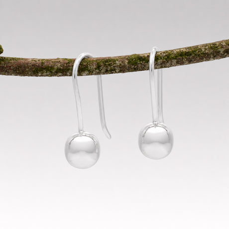 Selene Drop Silver Dangle Earrings