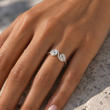 Tara Double Celtic Spiral Sterling Silver Stacking Ring