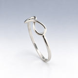 Tara Infinity Silver Stacking Ring