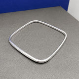 Tara Square Shifting Edged Silver Bangle Bracelet