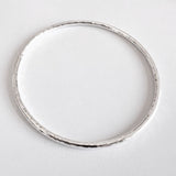 Tara Hammered Thin Silver Bangle Bracelet,Ê Shop affordable, high-quality jewellery in Kinsale, West Cork, Ireland designed by