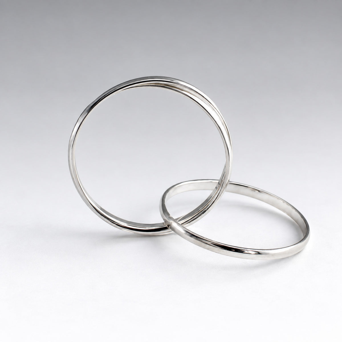 Tara Triple Interlocking Silver Russian Wedding Ring