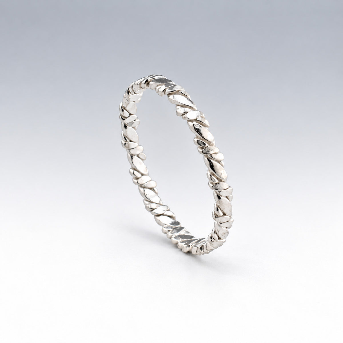 Tara Wrap Silver Stacking Ring