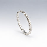 Tara Wrap Silver Stacking Ring