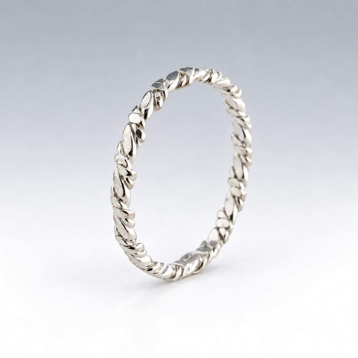 Tara Wrap Silver Stacking Ring