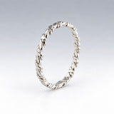 Tara Wrap Silver Stacking Ring