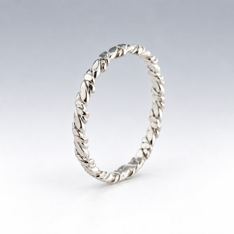 Tara Wrap Silver Stacking Ring
