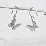 Móinéir Volare Butterfly Silver Dangle Earrings