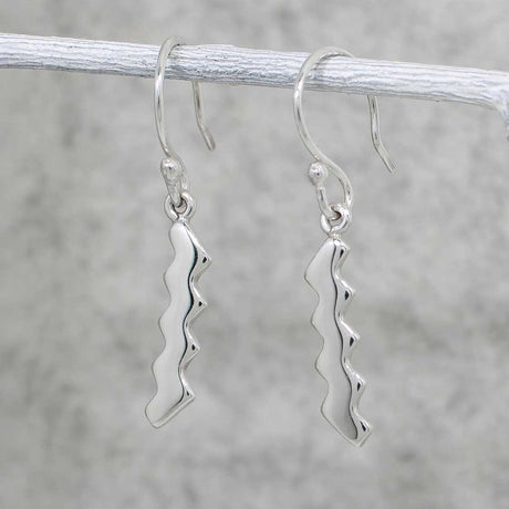 Éire Wild Atlantic Way Emblem Silver Dangle Earrings