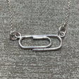Piccoli Paper Clip Silver Ireland Pendant